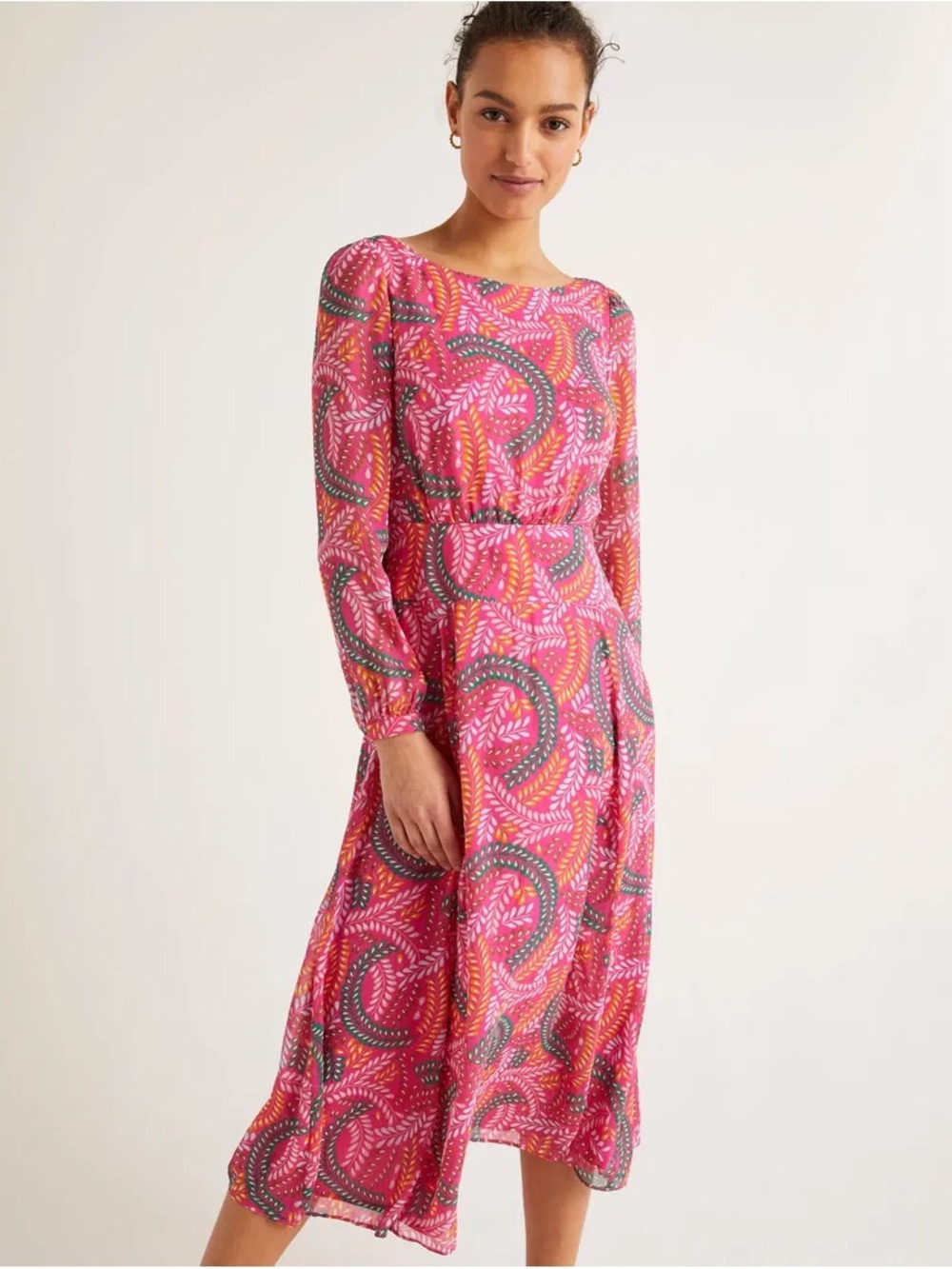 Boden Ingrid Midi Dress, 12